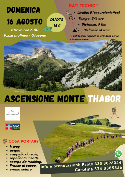 Ascensione Monte Thabr